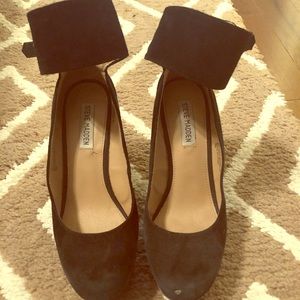 Steve Madden wedges with ankle strap